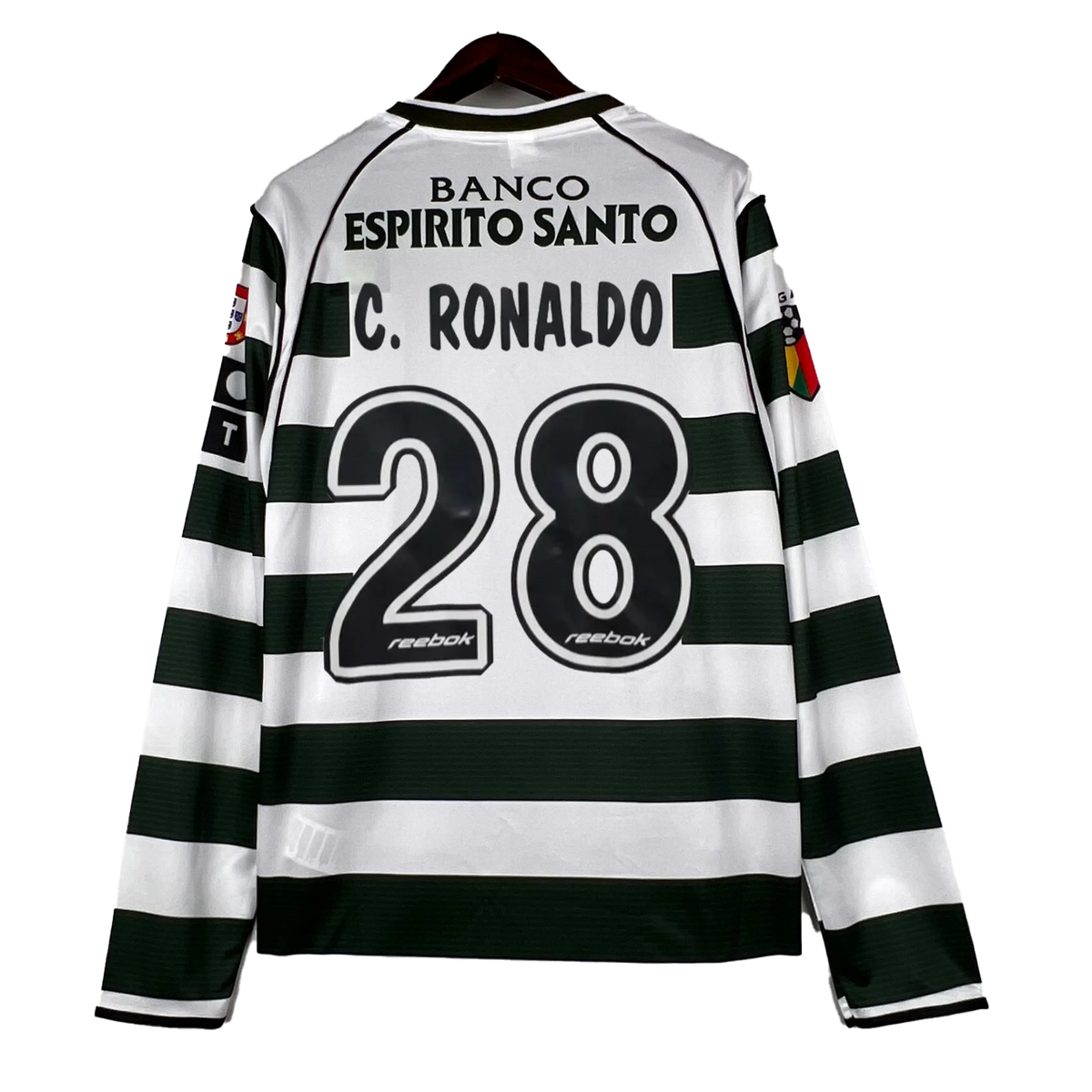 Camisola Sporting Manga Comprida Retro 2001/03 - Modelo Exclusivo!