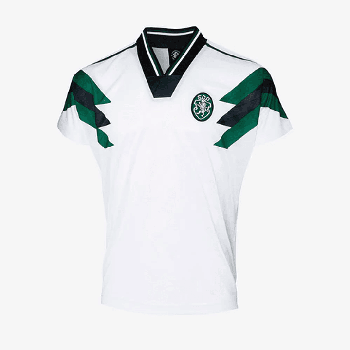 Camisola Sporting Vintage Branca Anos 90 2025/26 - ÚLTIMAS UNIDADES! 🦁💚